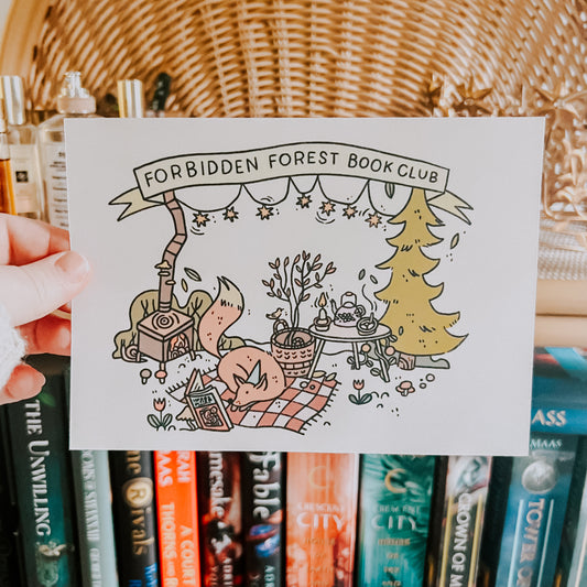 Forbidden Forest Book Club Art Print