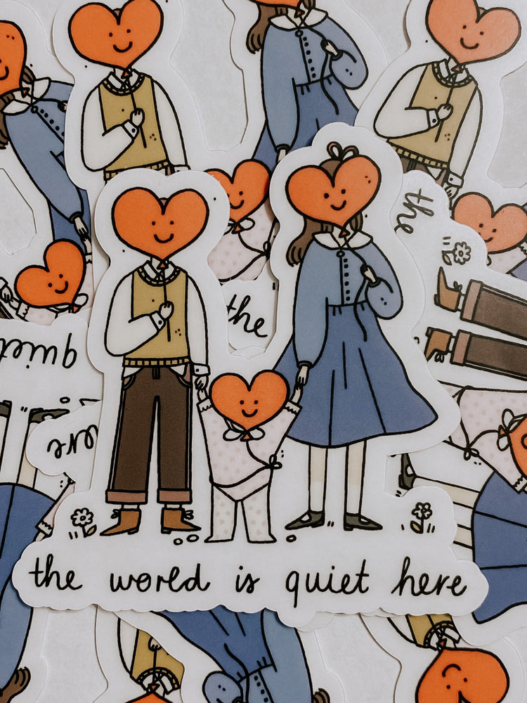 World Is Quiet Sticker