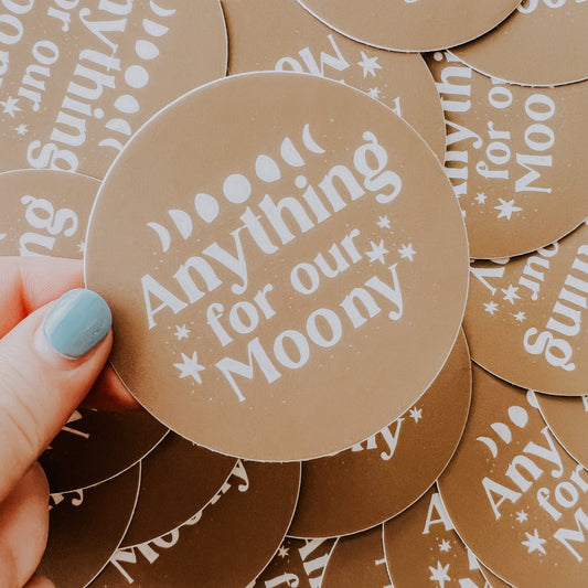 Our Moony Sticker